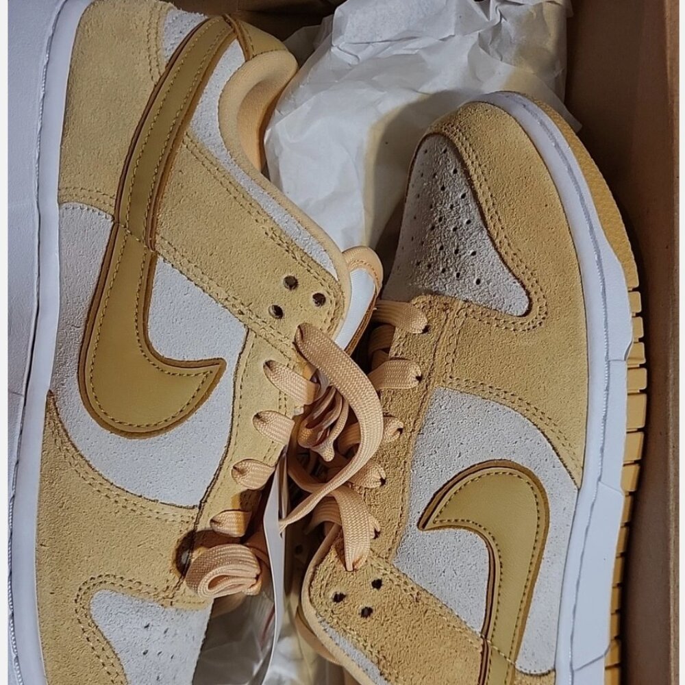 Nike Dunk Low Celestial Gold Suede (Women's) (Size 8.5W) new in box